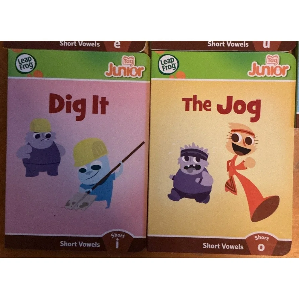 Leap Frog Leapfrog Tag Junior Jr.‎ W/ Storage Bag + 8 Books Tested & Working